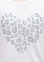 Нічна сорочка жіноча 020430177н сірий серце - Зображення 4