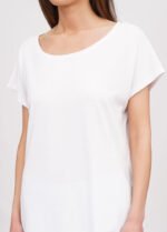 Піжама жіноча 010334116_біло-блакитний - Зображення 3