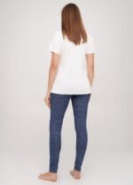 Лосини жіночі 193022110_синій клітка - Зображення 2