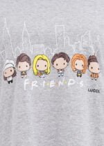 Нічна сорочка жіноча 020130082_сірий друзі - Зображення 4