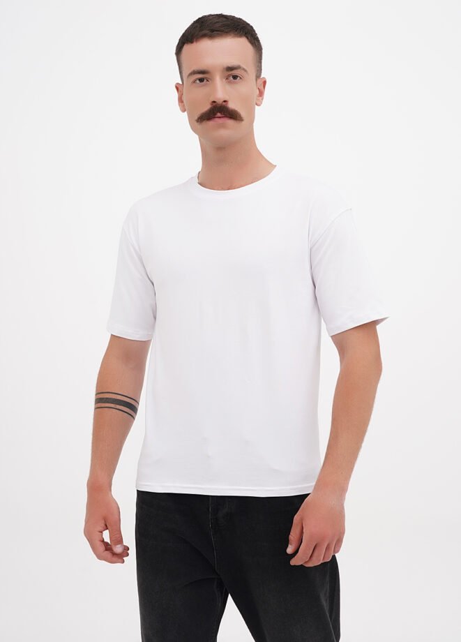 DSC08041 Футболка чоловіча 070130981_білий - Зображення 1