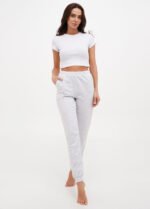 Брюки жіночі 0102310262_сірий меланж