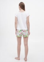 Піжама жіноча 120131005_блакитний квіти - Зображення 2