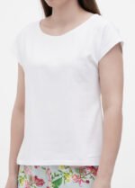 Піжама жіноча 120131005_блакитний квіти - Зображення 3