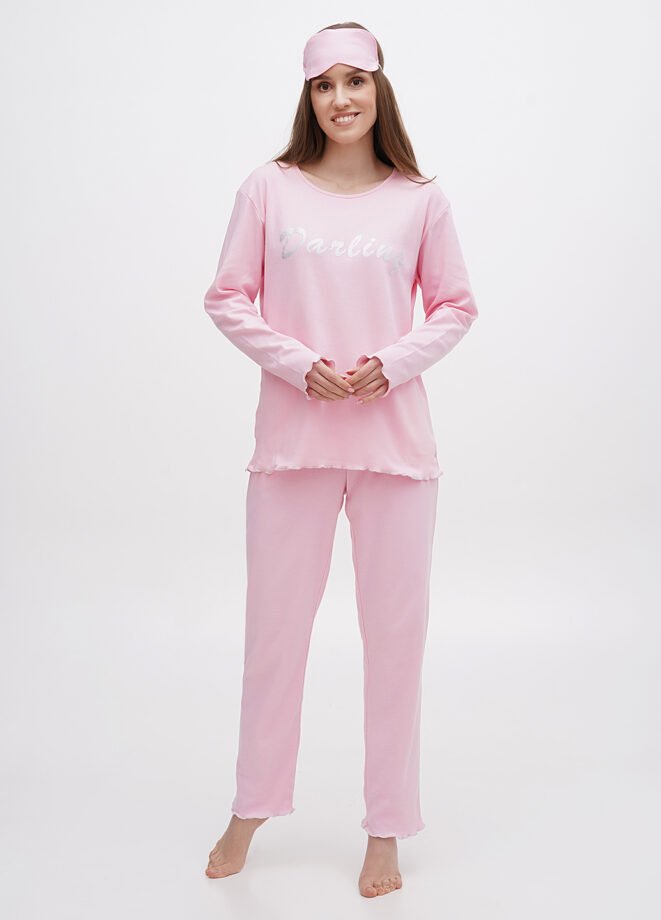 DSC09222 Піжама жіноча 010354112 рожевий - Зображення 1