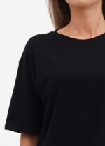 Футболка оверсайз 070130981ж_чорний - Зображення 4