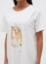 Нічна сорочка жіноча 020133086_білий - Зображення 3