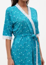 Піжама жіноча 010431139_зелений - Зображення 3