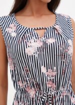 Сукня жіноча біло-блакитна - Зображення 2