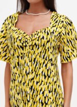 Сукня жіноча жовто-чорна - Зображення 3