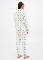 Піжама жіноча 010254126_молочна олива - Зображення 4