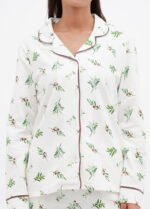 Піжама жіноча 010254126_молочна олива - Зображення 3