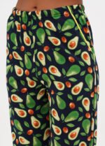 Піжама жіноча 010254126_чорно-зелений - Зображення 2