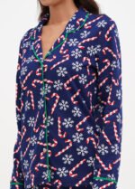 Піжама жіноча 010254126_синий - Зображення 3