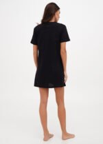Нічна сорочка жіноча 020130082_вугільний - Зображення 4