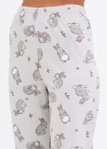 Піжама жіноча 010254120_пудровий кролик - Зображення 2