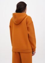 Кофта жіноча з леопардовими вставками 221654882к_гірчичний - Зображення 4