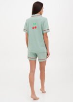 Піжама жіноча 010131015_оливковий - Зображення 4