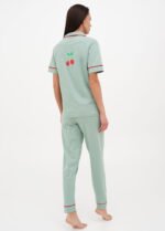 Піжама жіноча 010134131_оливковий - Зображення 4