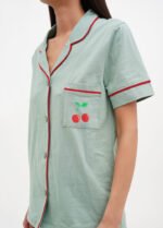 Піжама жіноча 010134131_оливковий - Зображення 3