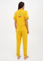 Піжама жіноча 010134131_гірчичний - Зображення 4
