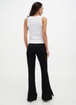 Лосини жіночі кльош 193022111_чорний - Зображення 4