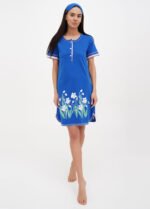 Нічна сорочка жіноча 020130156_електрик