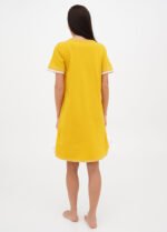Нічна сорочка жіноча 020130156_гірчичний - Зображення 4