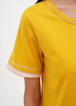 Нічна сорочка жіноча 020130156_гірчичний - Зображення 2