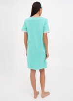 Нічна сорочка жіноча 020130156_ментоловий - Зображення 4