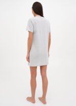 Нічна сорочка жіноча  020130082_сірий кава - Зображення 4