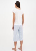 Піжама жіноча 010341256_біло-блакитний - Зображення 4