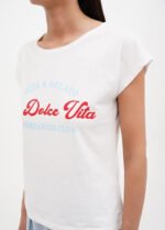 Піжама жіноча 010341256_біло-блакитний - Зображення 3