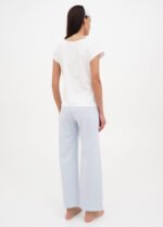 Піжама жіноча 010344257_біло-блакитний - Зображення 4