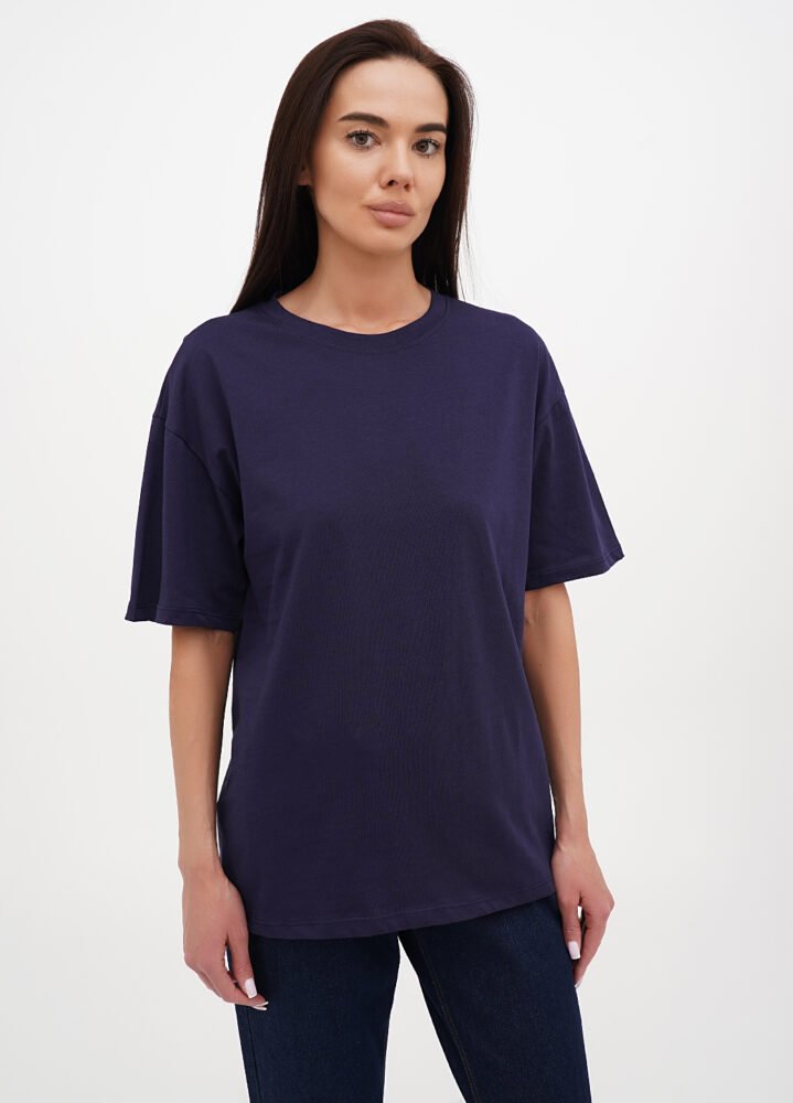 DSC08953 Футболка жіноча 070130981_темно-синій - Зображення 1