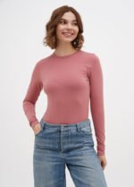 Боді жіночий 150350055_пудровий - Зображення 4