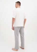 Піжама чоловіча 010134316_молочно-сірий - Зображення 4