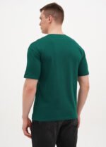 Футболка чоловіча базова 070130981ч_зелений - Зображення 4
