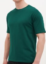 Футболка чоловіча базова 070130981ч_зелений - Зображення 3