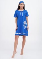 Нічна сорочка жіноча 020130149_електрик