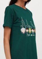 Нічна сорочка жіноча 020130082_смарагдовий друзі - Зображення 3