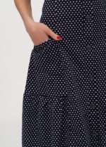 Халат жіночий 030120056_синій горох - Зображення 2