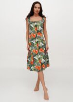 Халат жіночий 030120056_помаренчева лілія