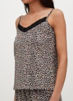 Піжама жіноча з мереживом PREMIUM 010311258_леопардовий - Зображення 3
