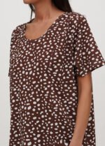 Футболка жіноча 070130106а_коричневий - Зображення 3