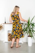 Сарафан «Квіткова фея» 040120055_синьо-жовтий - Зображення 6
