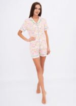 Піжама жіноча 010131015_рожеві квіти