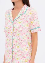 Піжама жіноча 010131015_рожеві квіти - Зображення 3