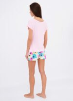 Піжама жіноча 120131001_рожеві квіти - Зображення 4
