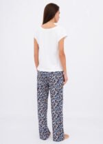 Брюки жіночі 190420267_помаранчево-синій - Зображення 4